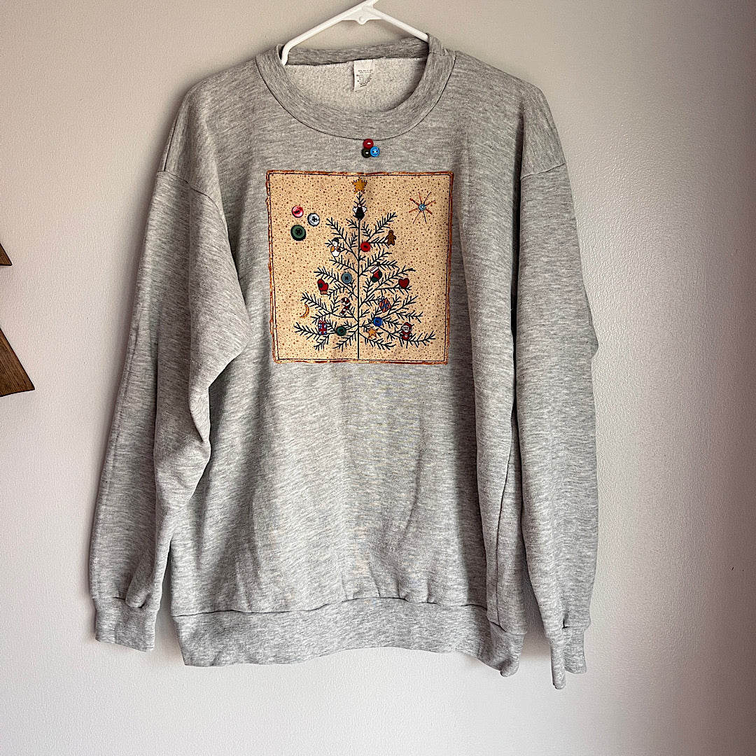Vintage Christmas Tree Sweatshirt