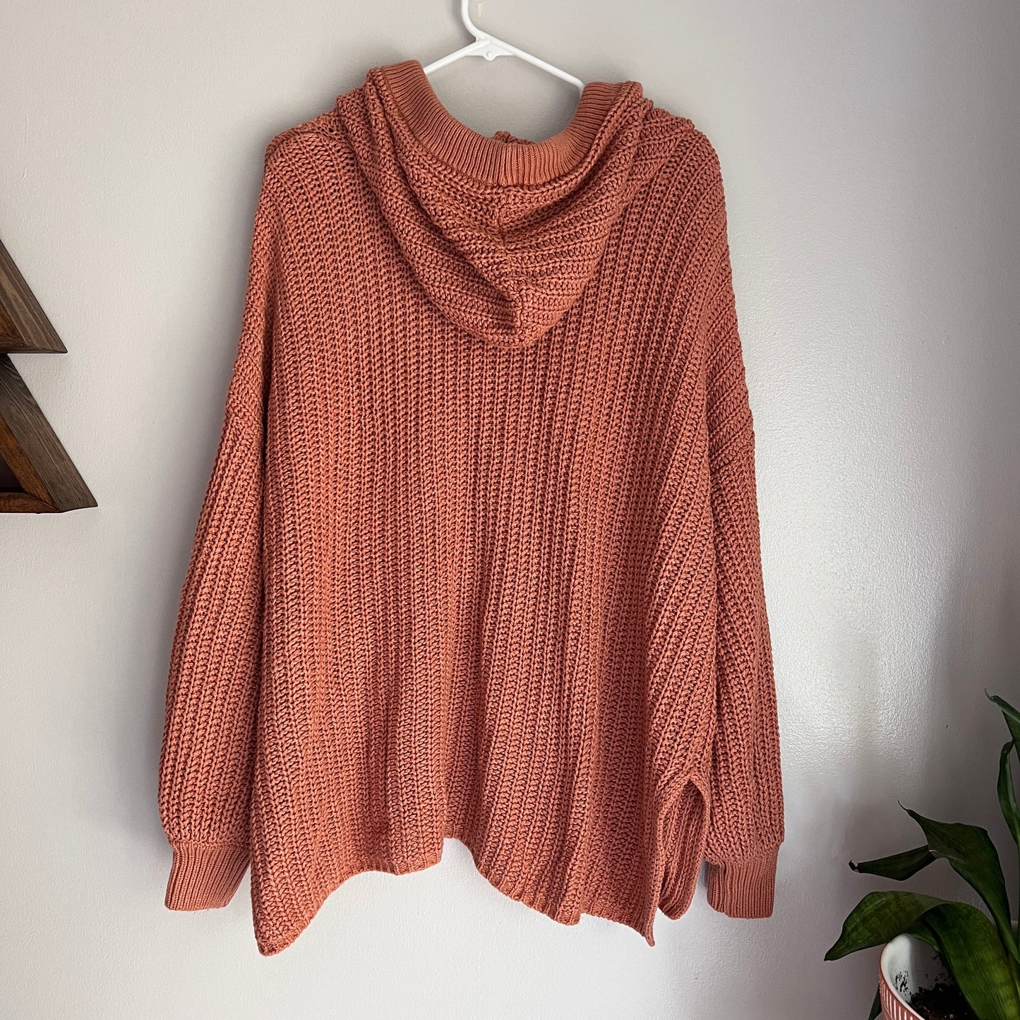 Hooded Oversized Knit Sweater
