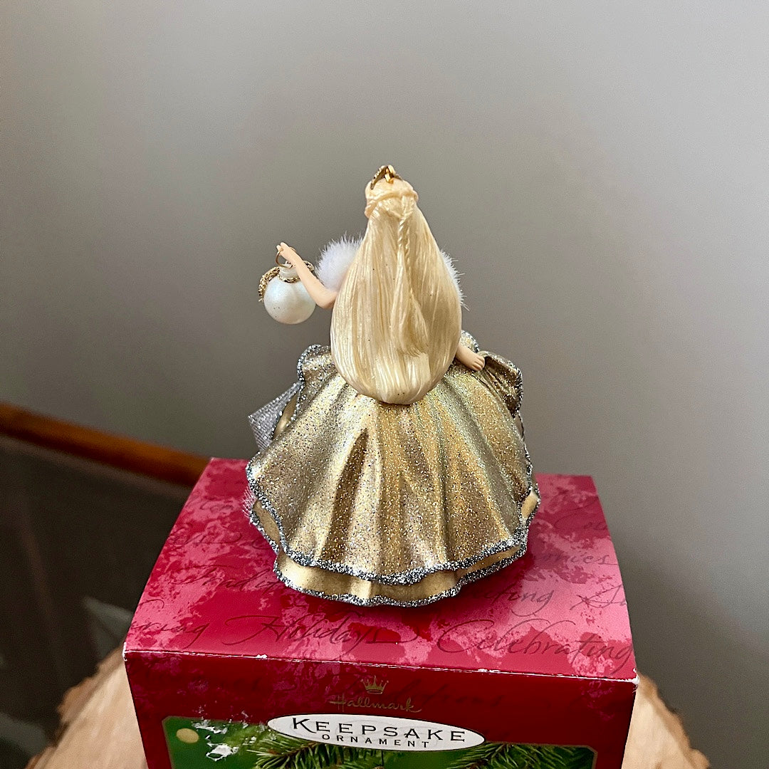 Vintage 2000 Celebration Barbie Hallmark Keepsake Ornament