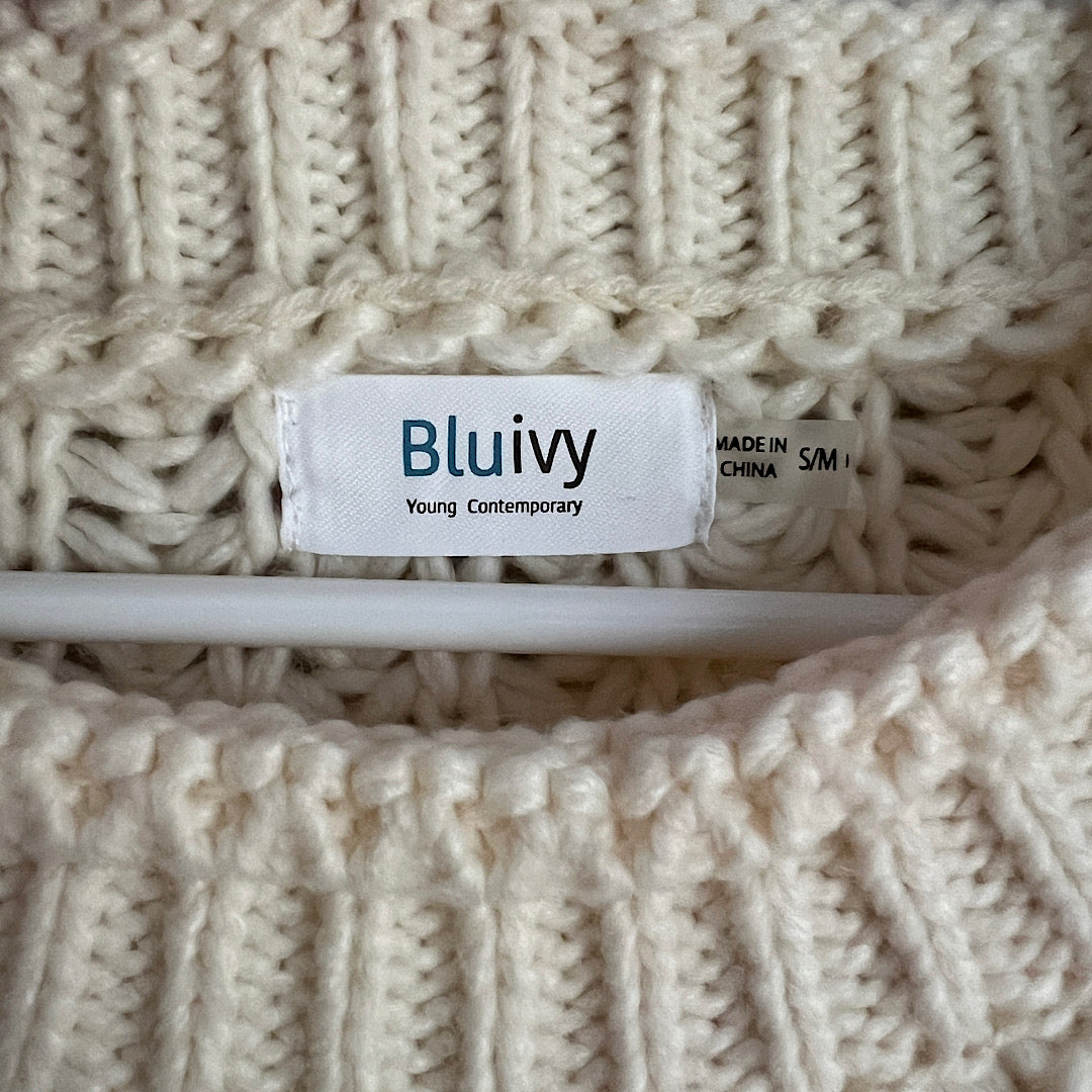 Crewneck Chunky Knit Sweater