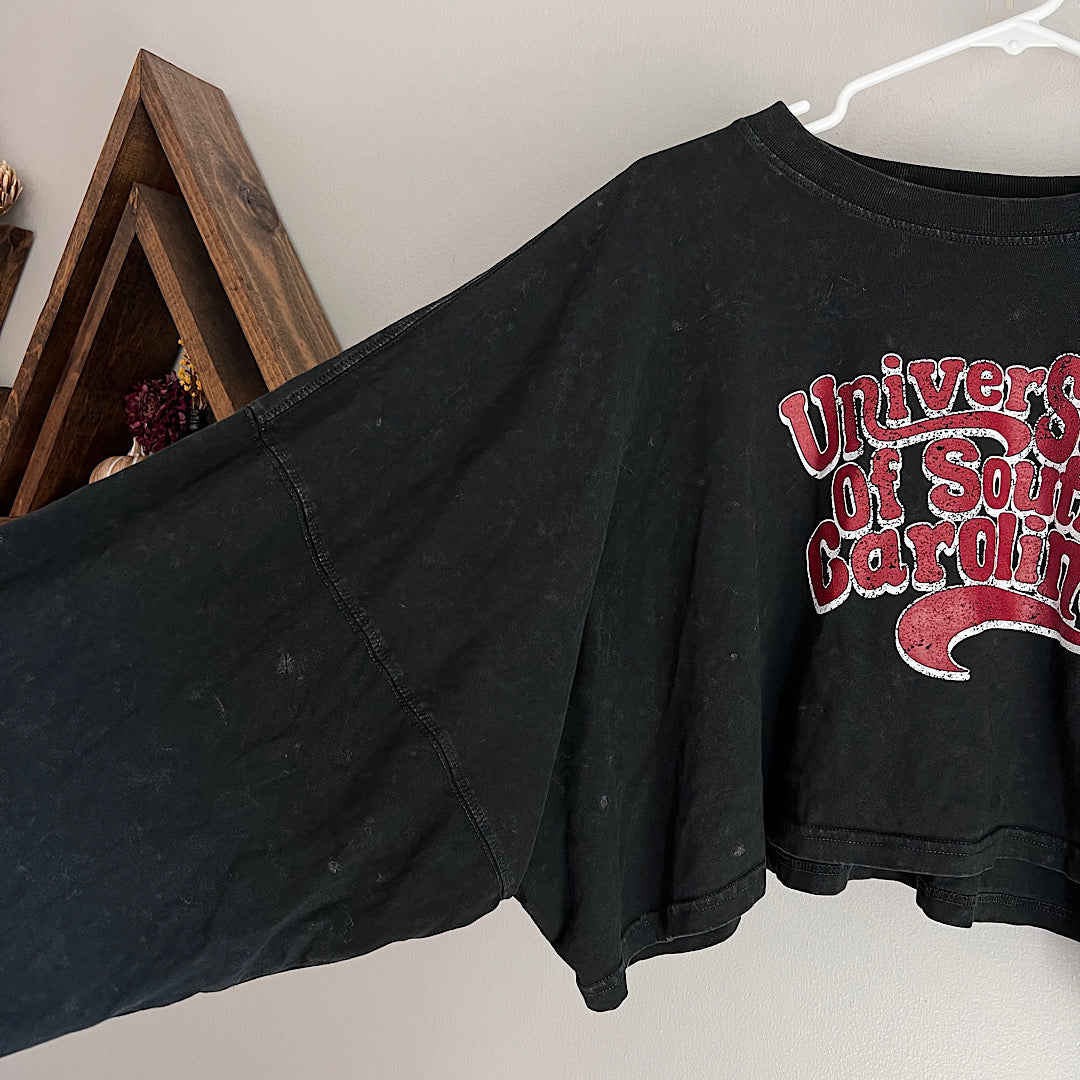 USC Stonewash Cropped Tee