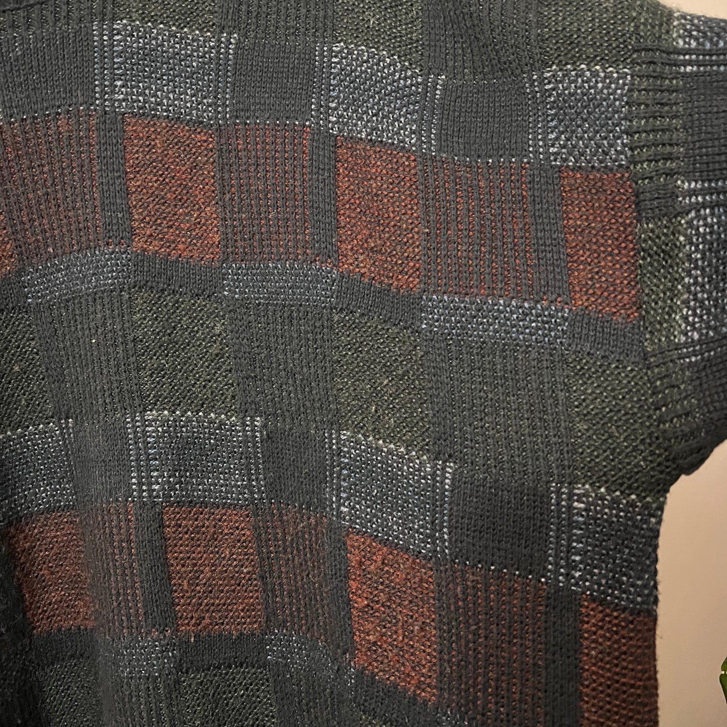 Vintage St. John's Bay Plaid Sweater