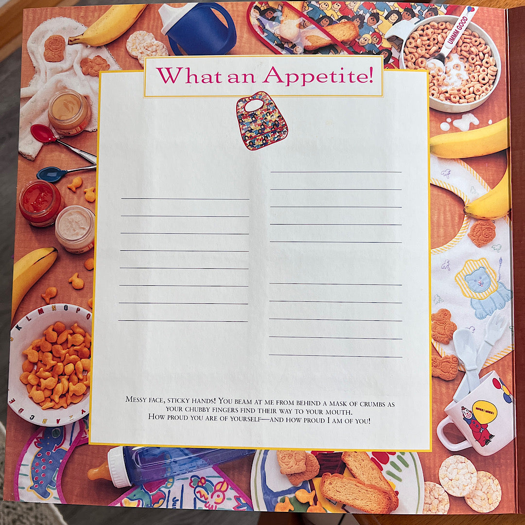 Vintage '90s Baby Book