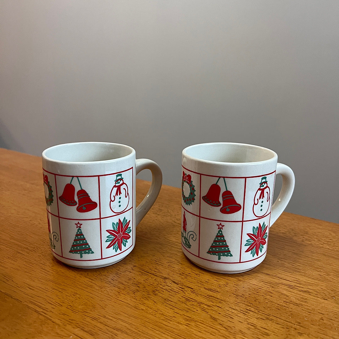 Vintage Christmas Starbucks Mugs, Christmas Coffee Mugs, Sold