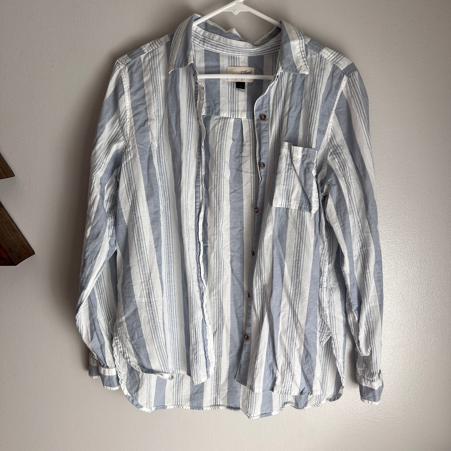 Striped Cotton Button Up