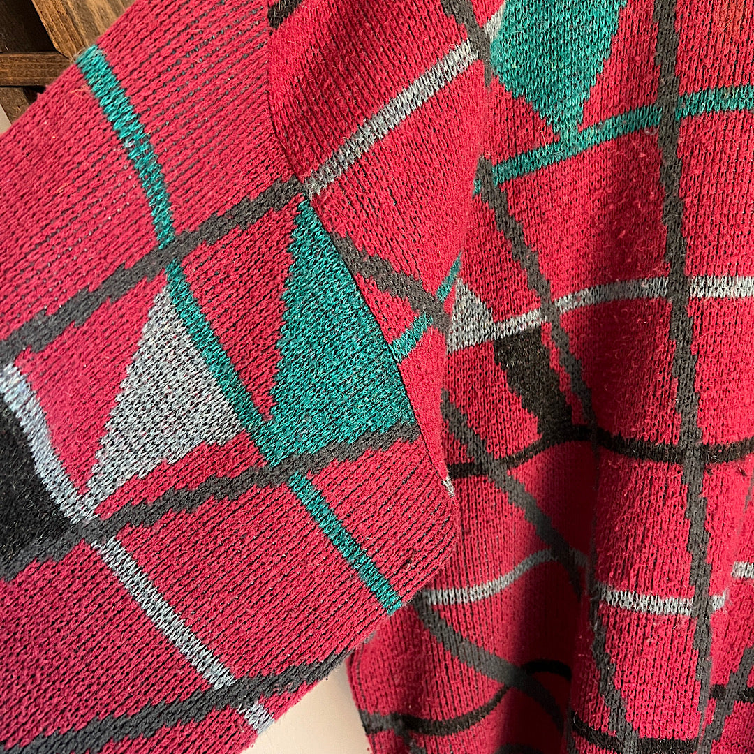 Vintage White Oak Print Sweater