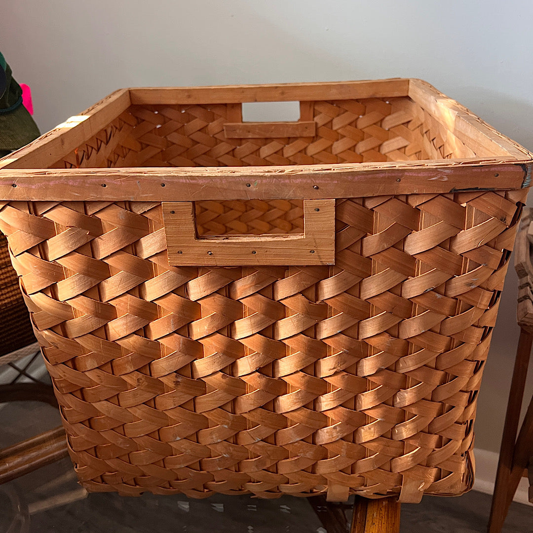 XL Square Wicker Basket - LOCAL PICKUP ONLY
