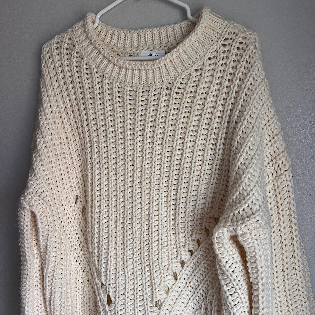 Crewneck Chunky Knit Sweater