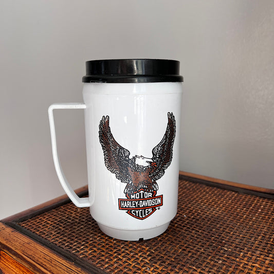 Vintage Harley Davidson Eagle Logo Insulated Mug