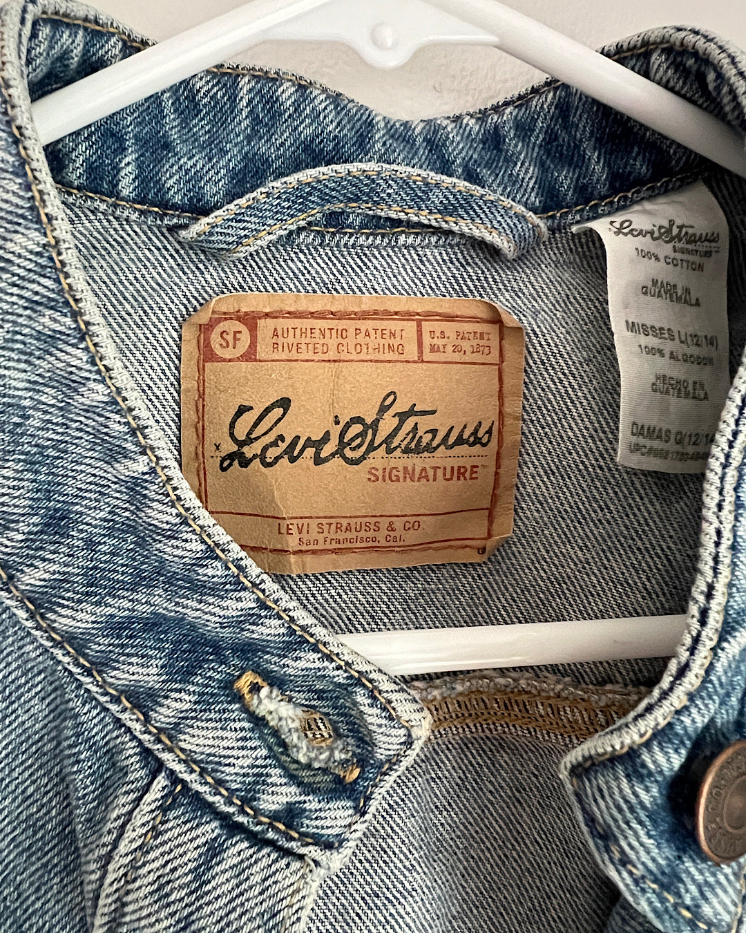 Vintage Levi Strauss Signature Denim Vest