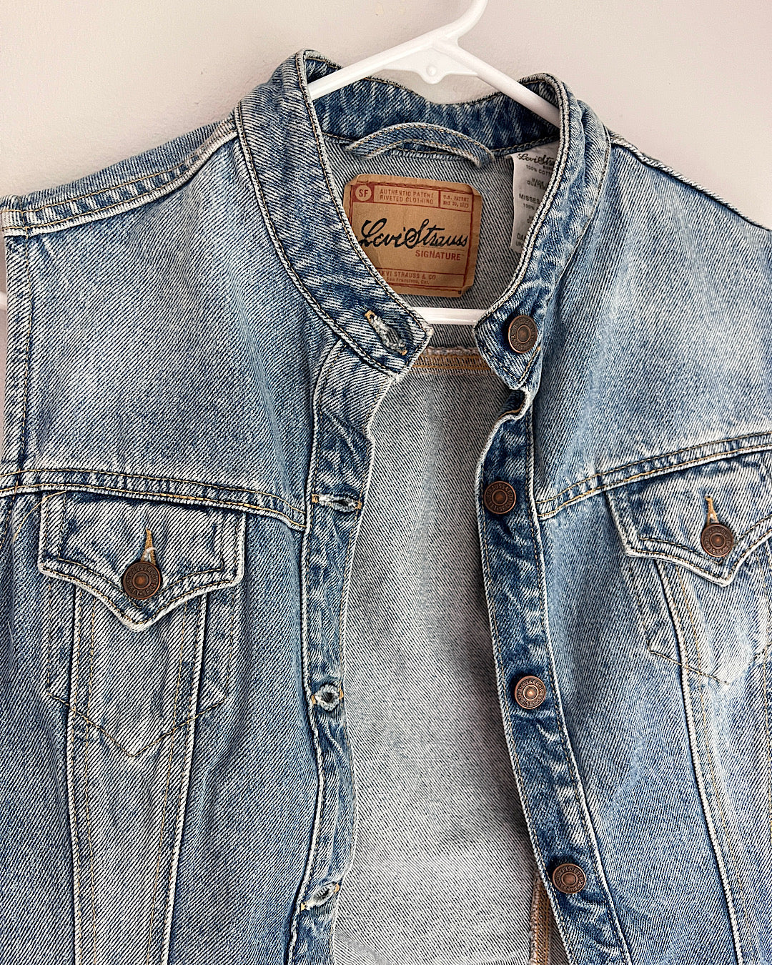 Vintage Levi Strauss Signature Denim Vest