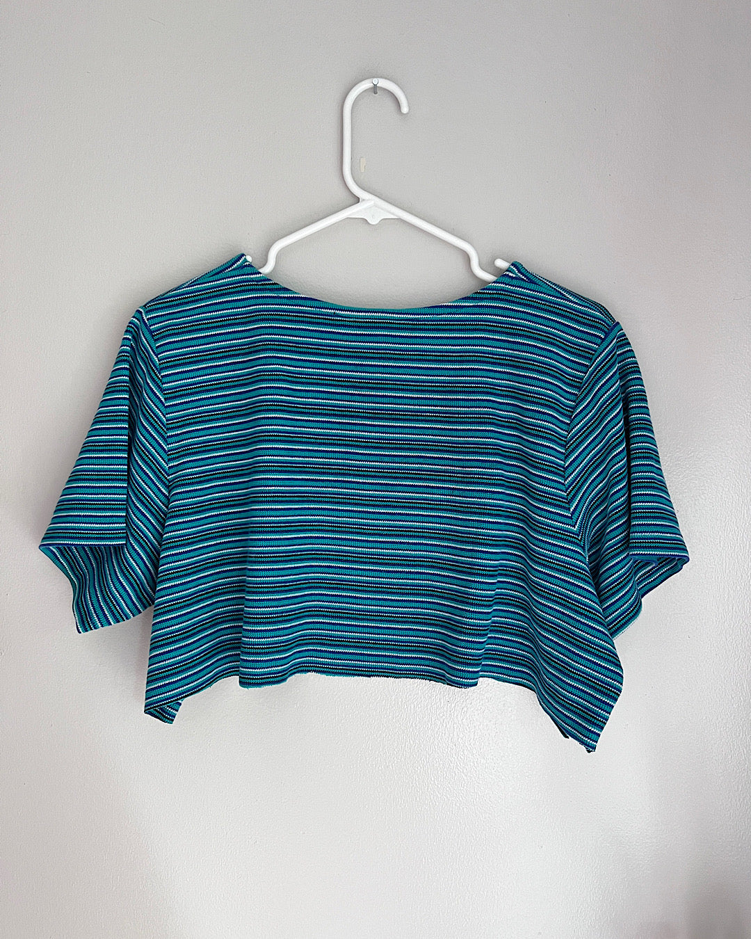 Vintage '80s Sag Harbor Striped Crop Tee