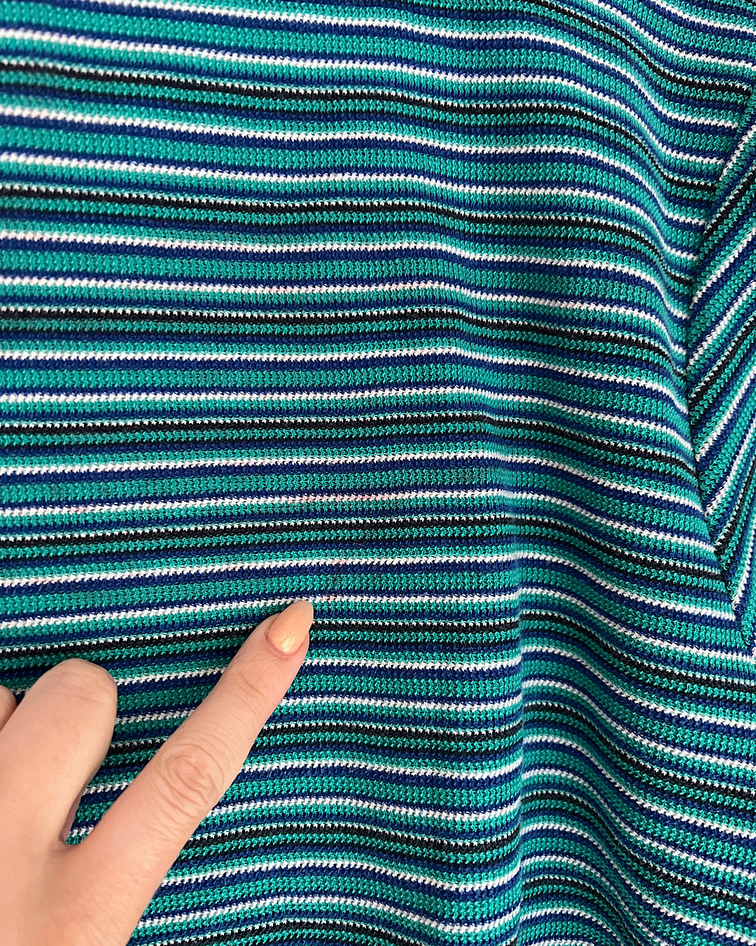Vintage '80s Sag Harbor Striped Crop Tee