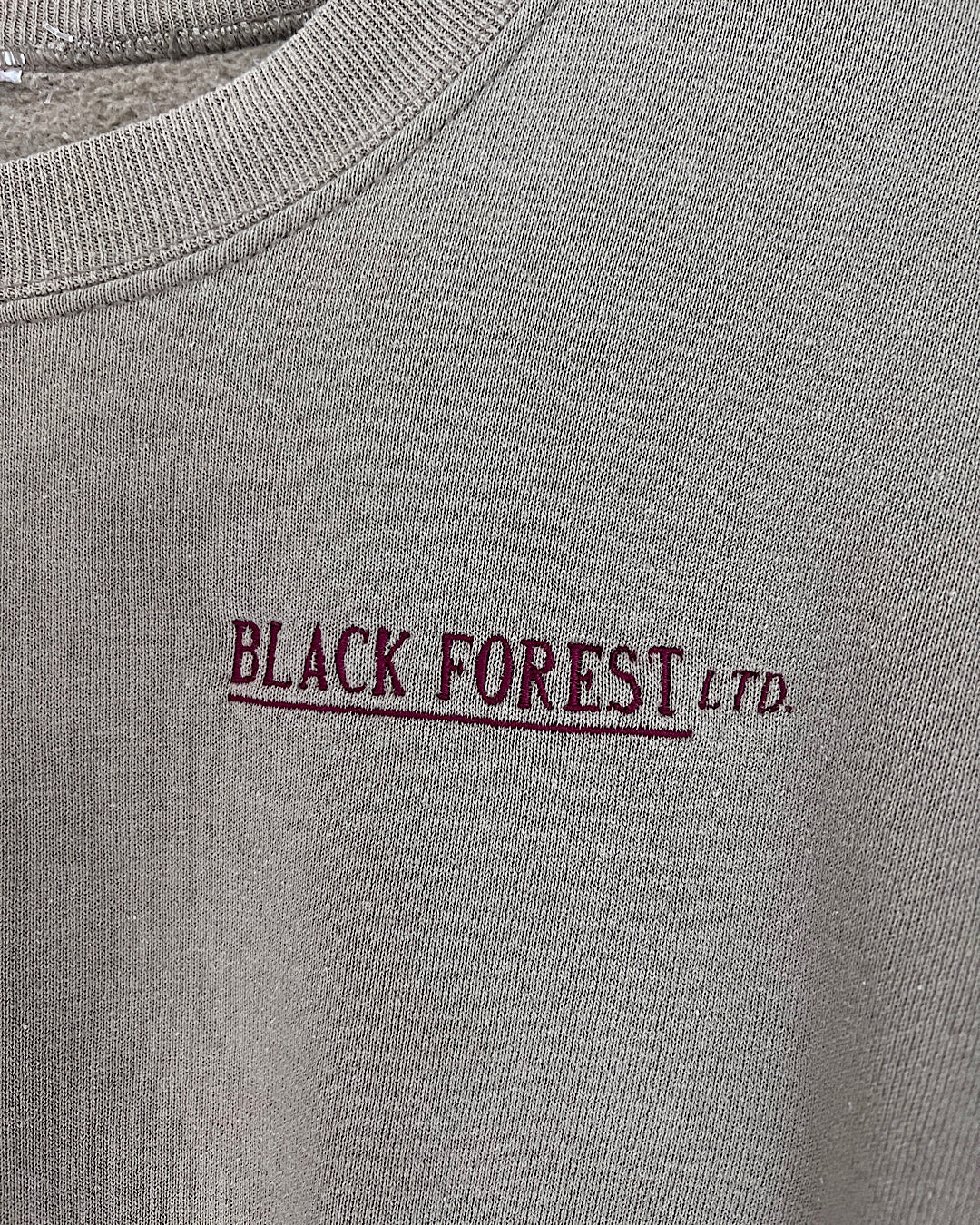 Vintage Tan Embroidered Crewneck Sweatshirt