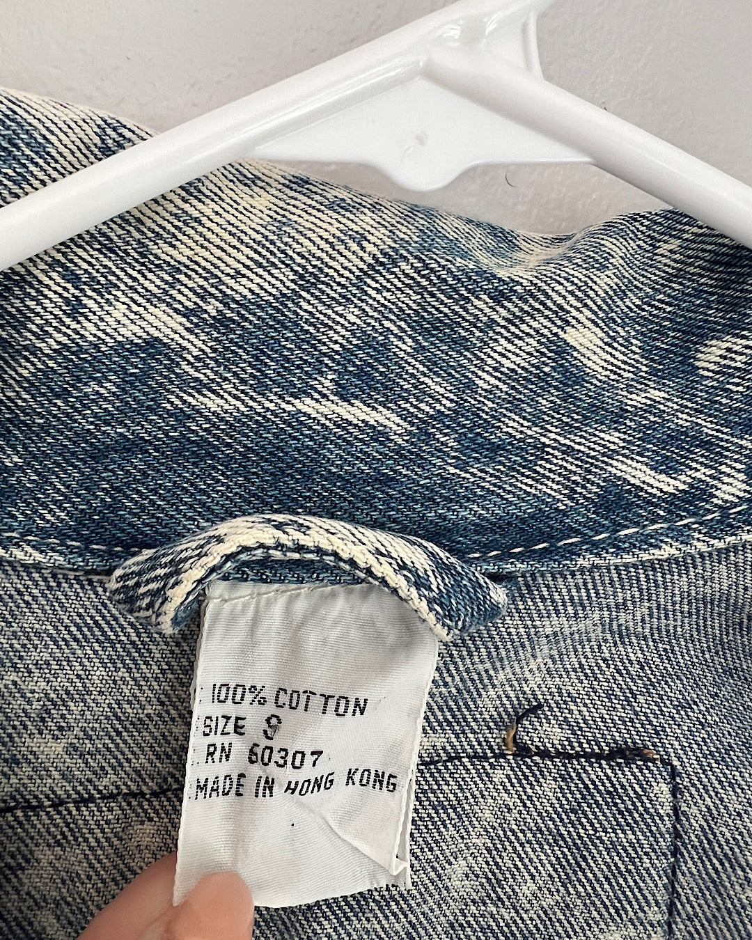 Vintage Union Bay Long Acid Wash Denim Jacket