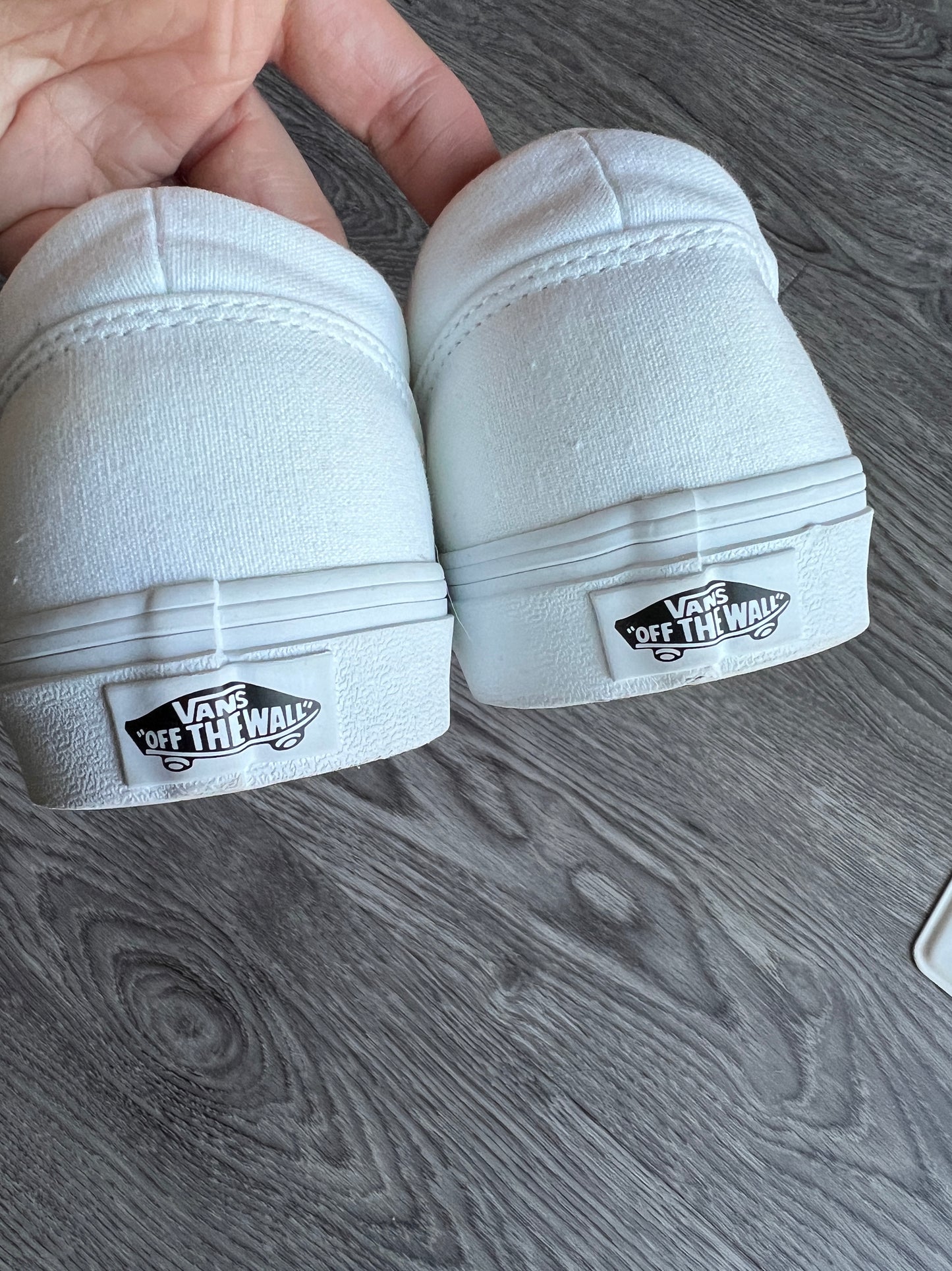 Vans Authentic All White (men's 8.5, women's 10)