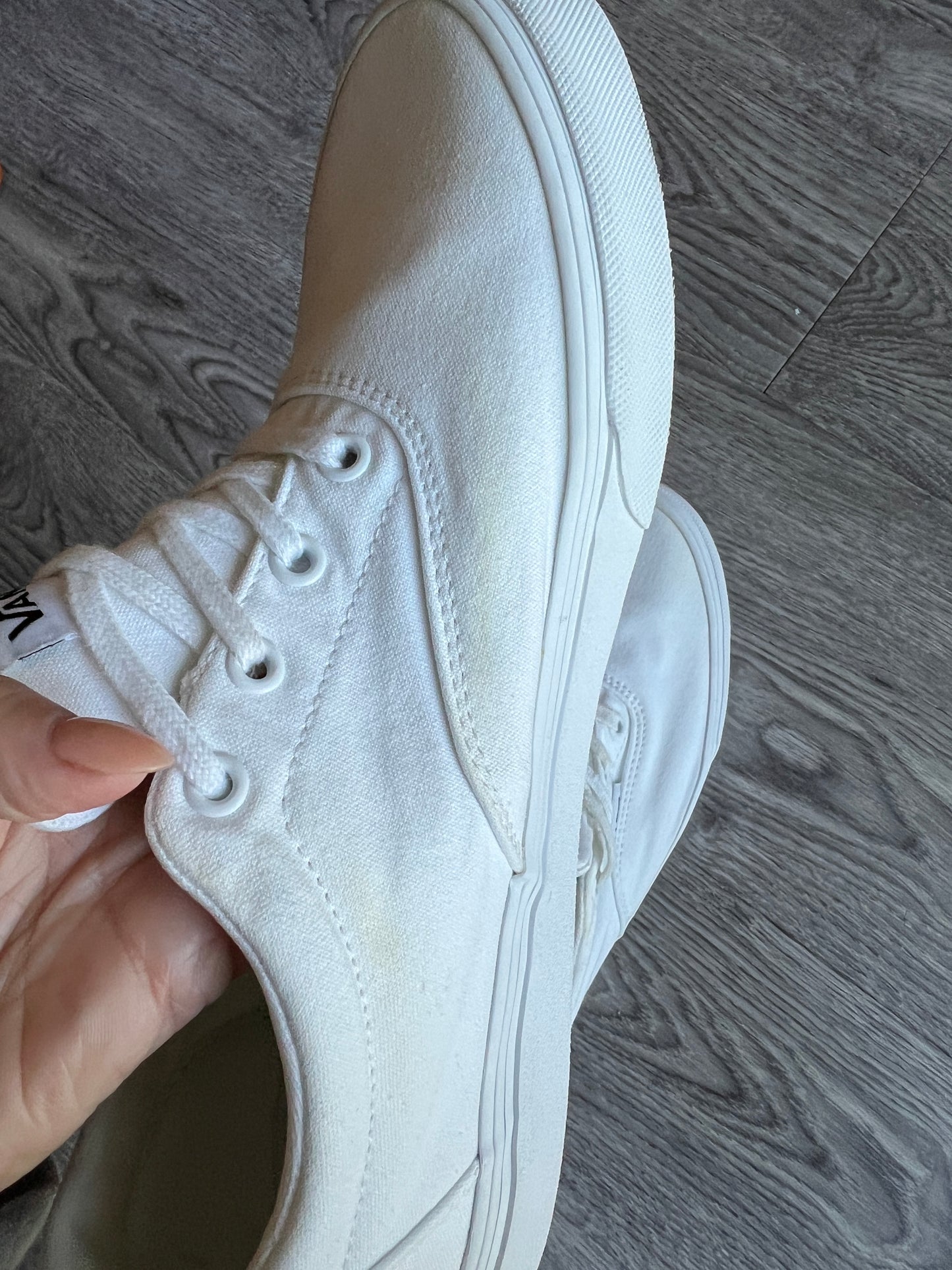Vans Authentic All White (men's 8.5, women's 10)