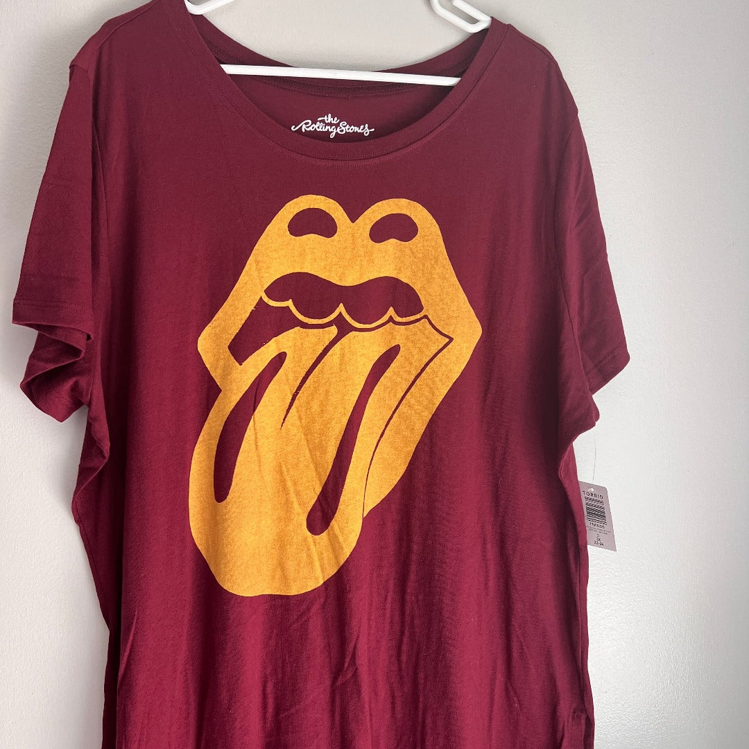 Band Tee Dress Front/Back Design NWT