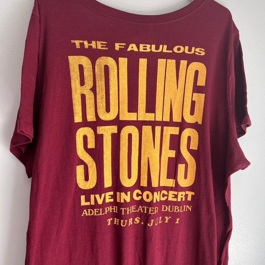 Band Tee Dress Front/Back Design NWT