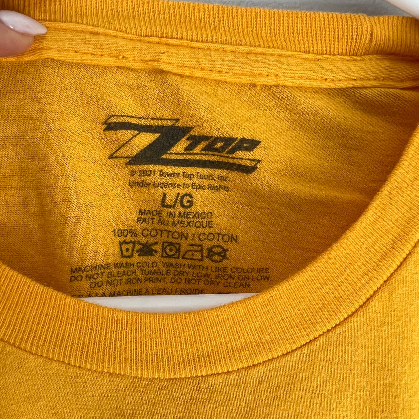 Yellow & Black Band Tee