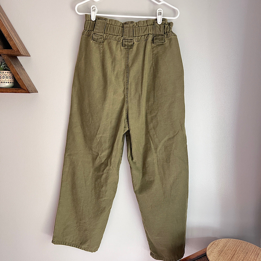 Free People High Waist/Wide Leg Pant