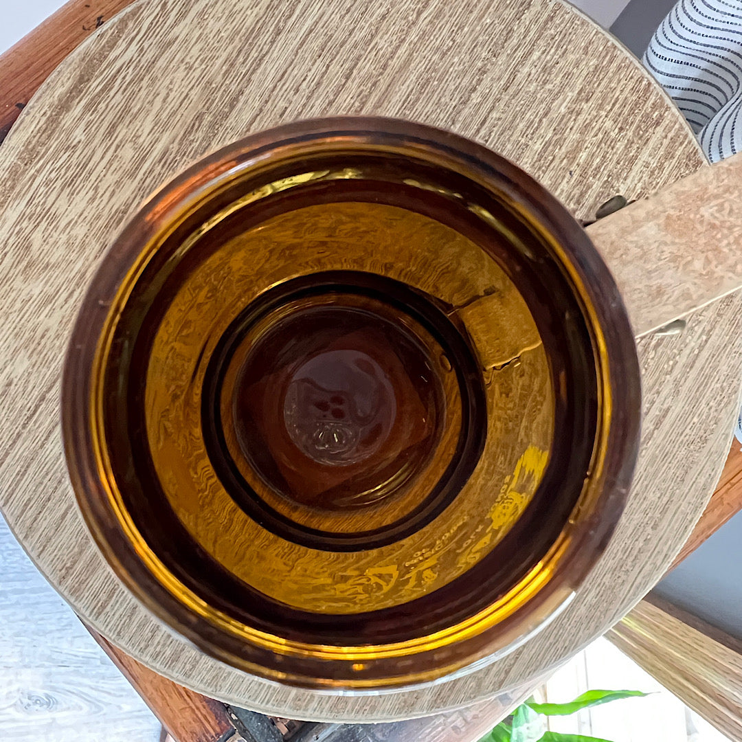 Opryland USA Tennessee Barrel Amber Glass Mug