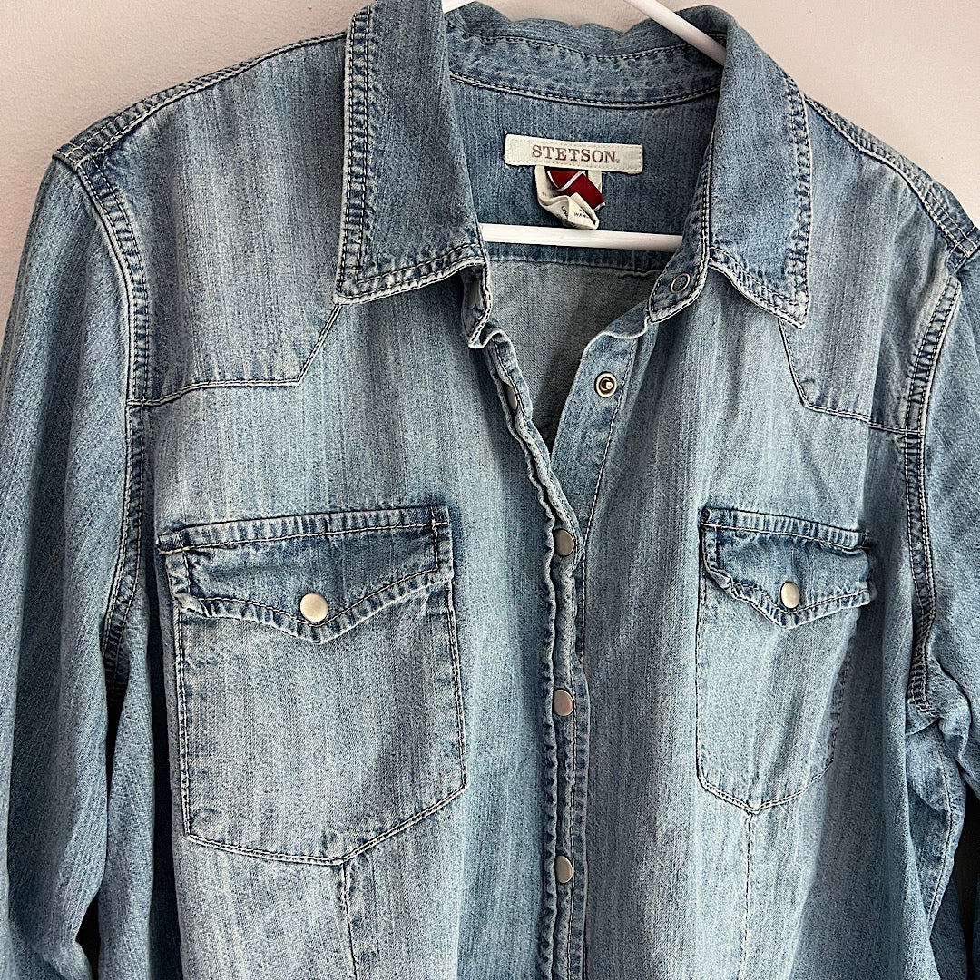 Stetson Denim Button Up