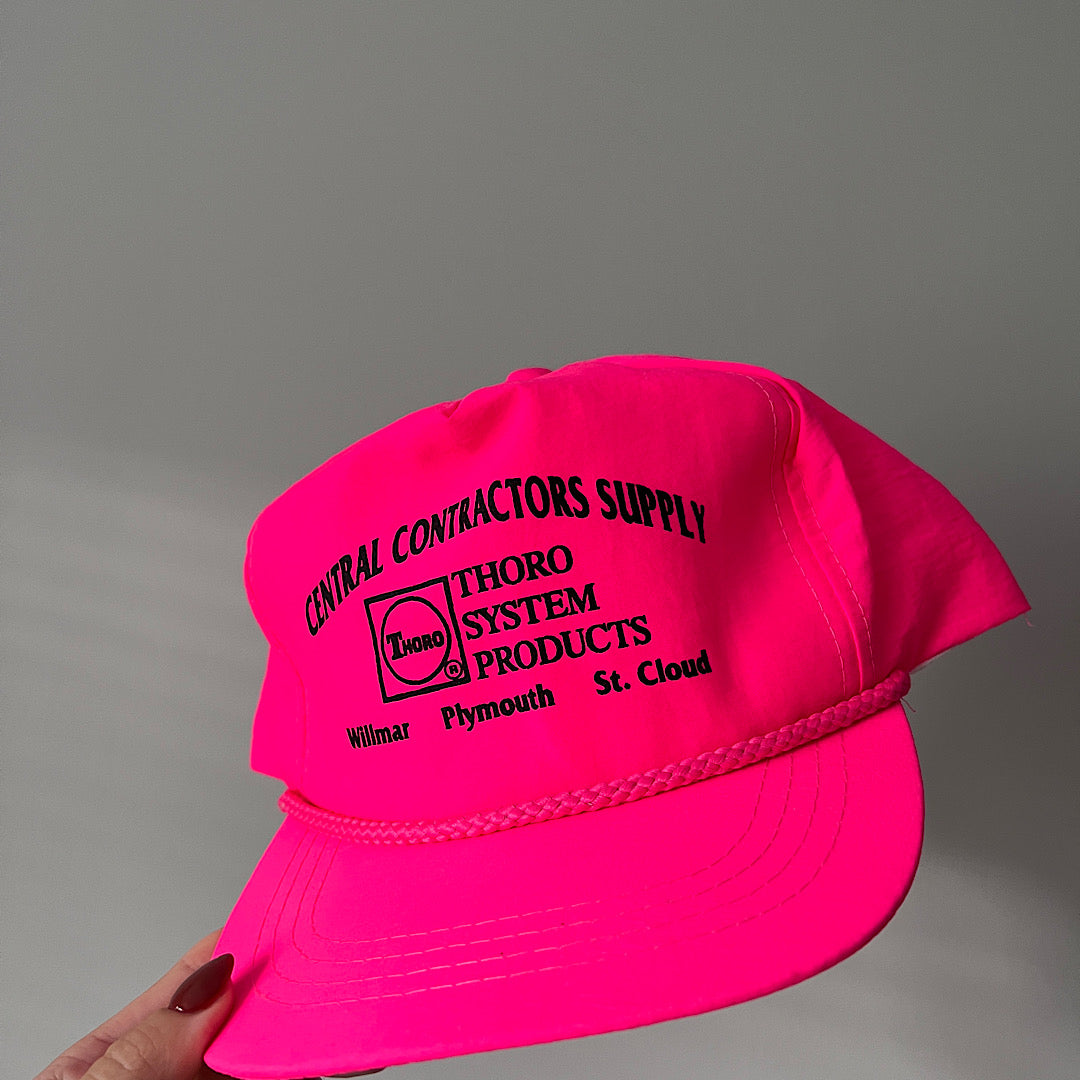 Vintage Rope Hat Central Contractors Supply Minnesota