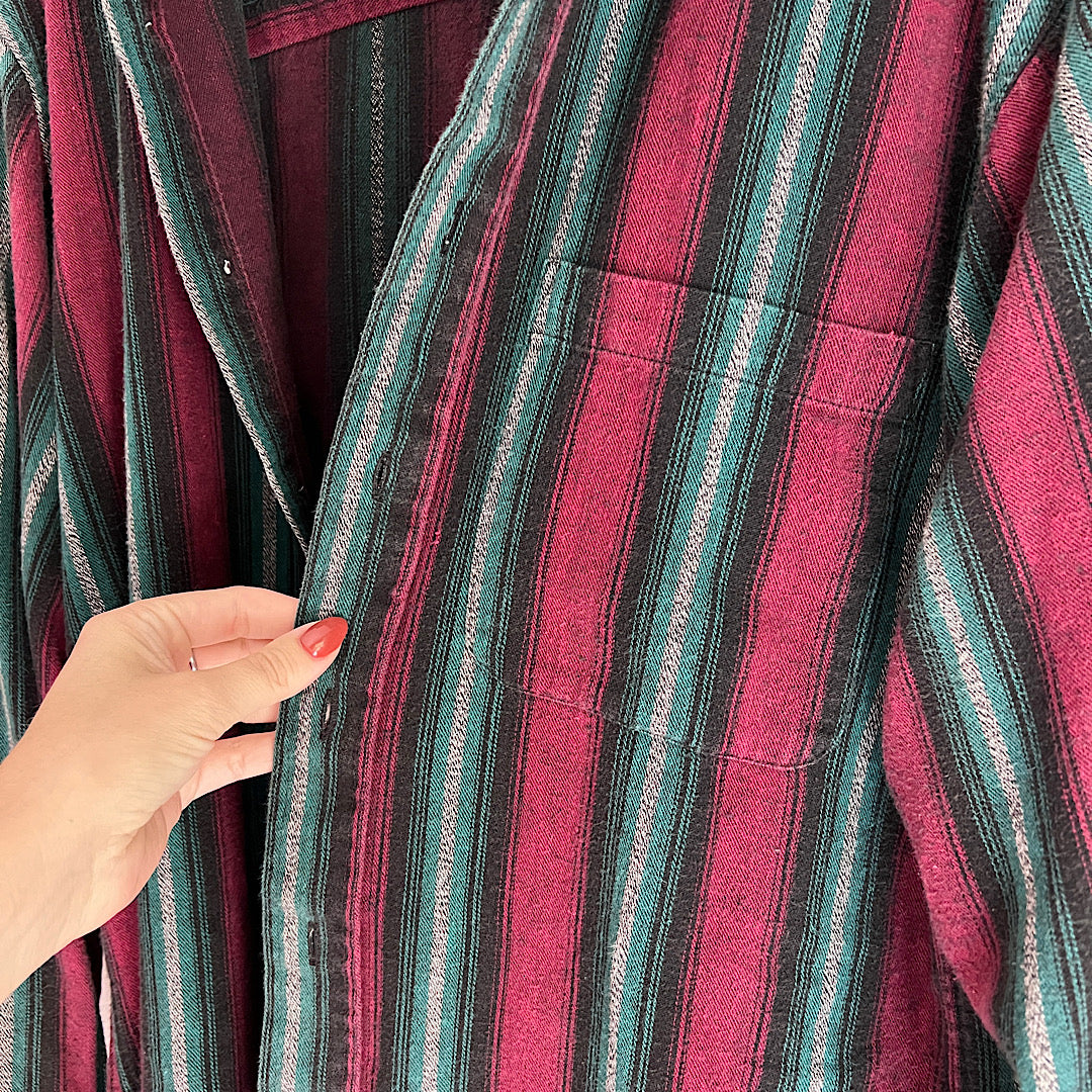 Vintage Striped Flannel
