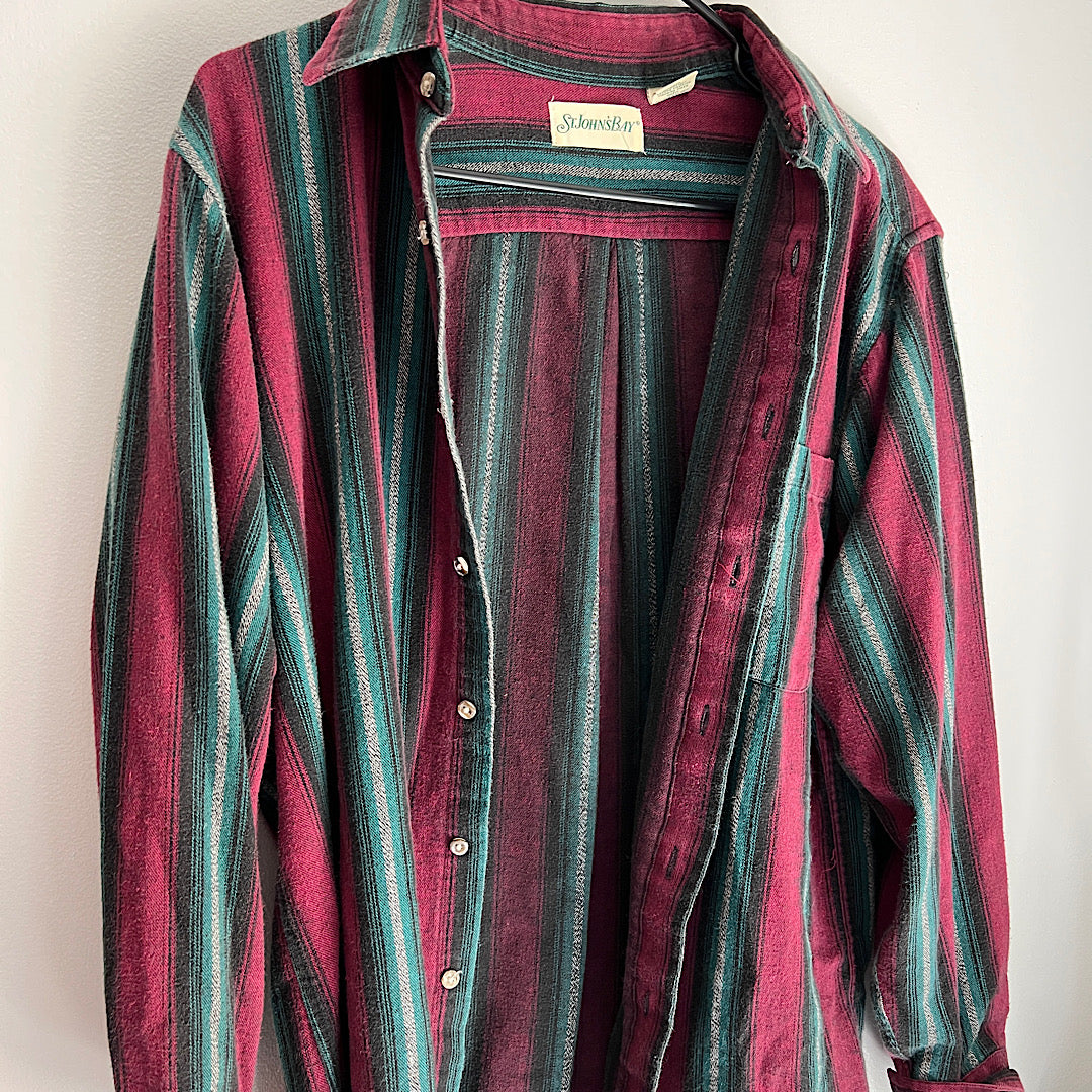 Vintage Striped Flannel