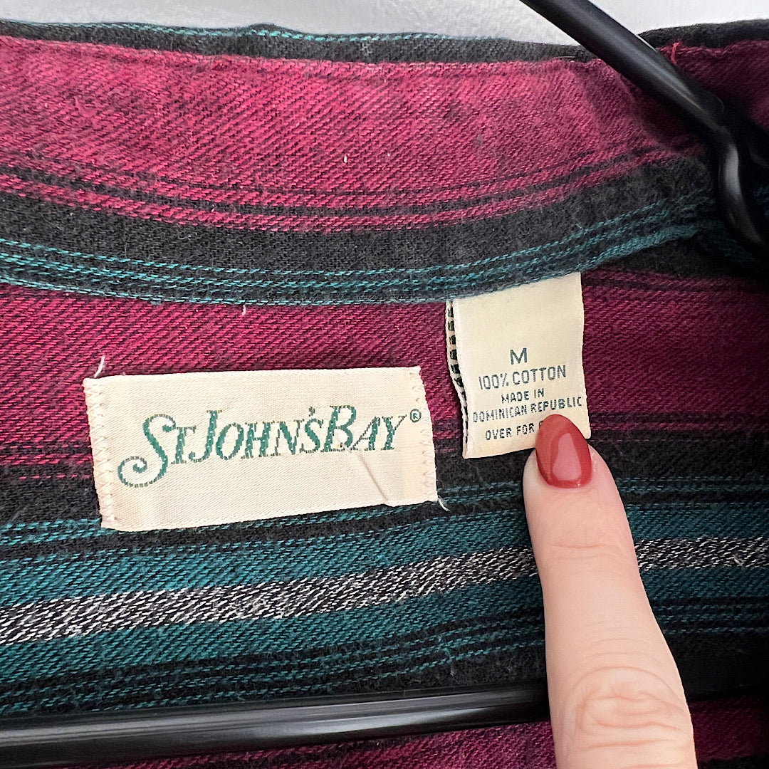 Vintage Striped Flannel