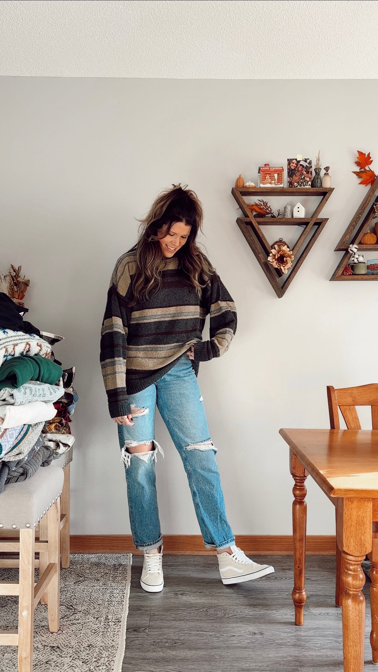 Vintage Striped Sweater