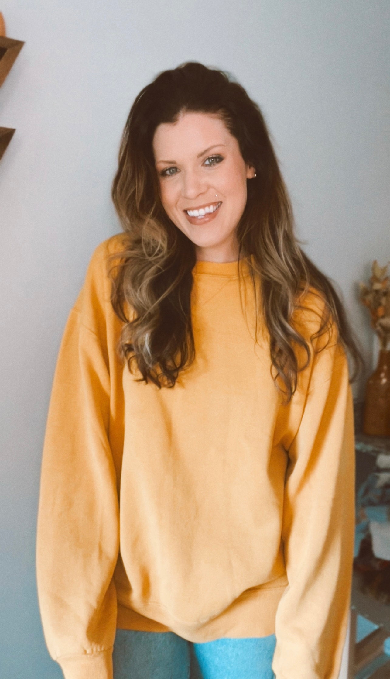 Vintage Mustard Crewneck Sweatshirt