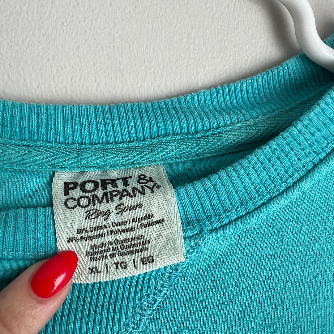 Vintage Teal Crewneck Sweatshirt