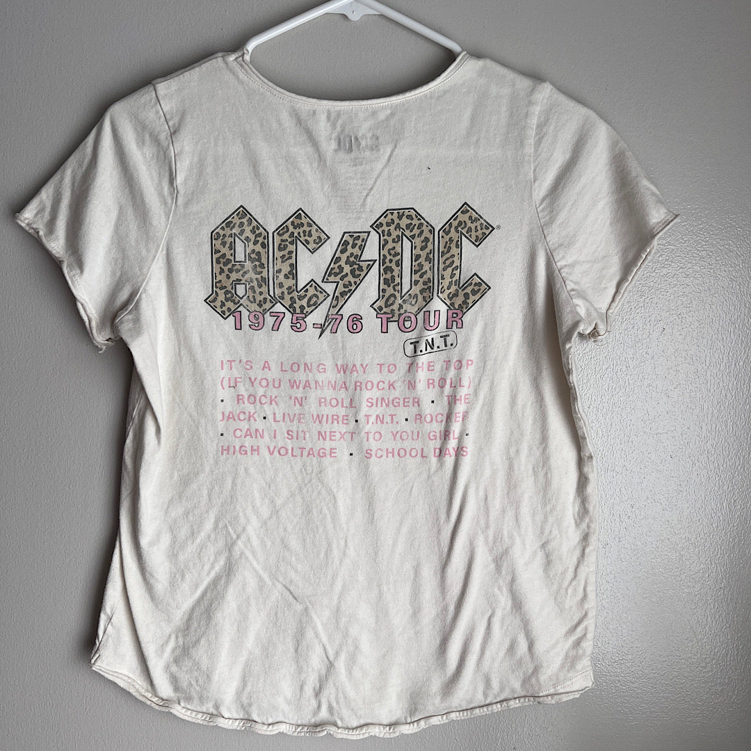 ACDC Leopard Graphic Tee