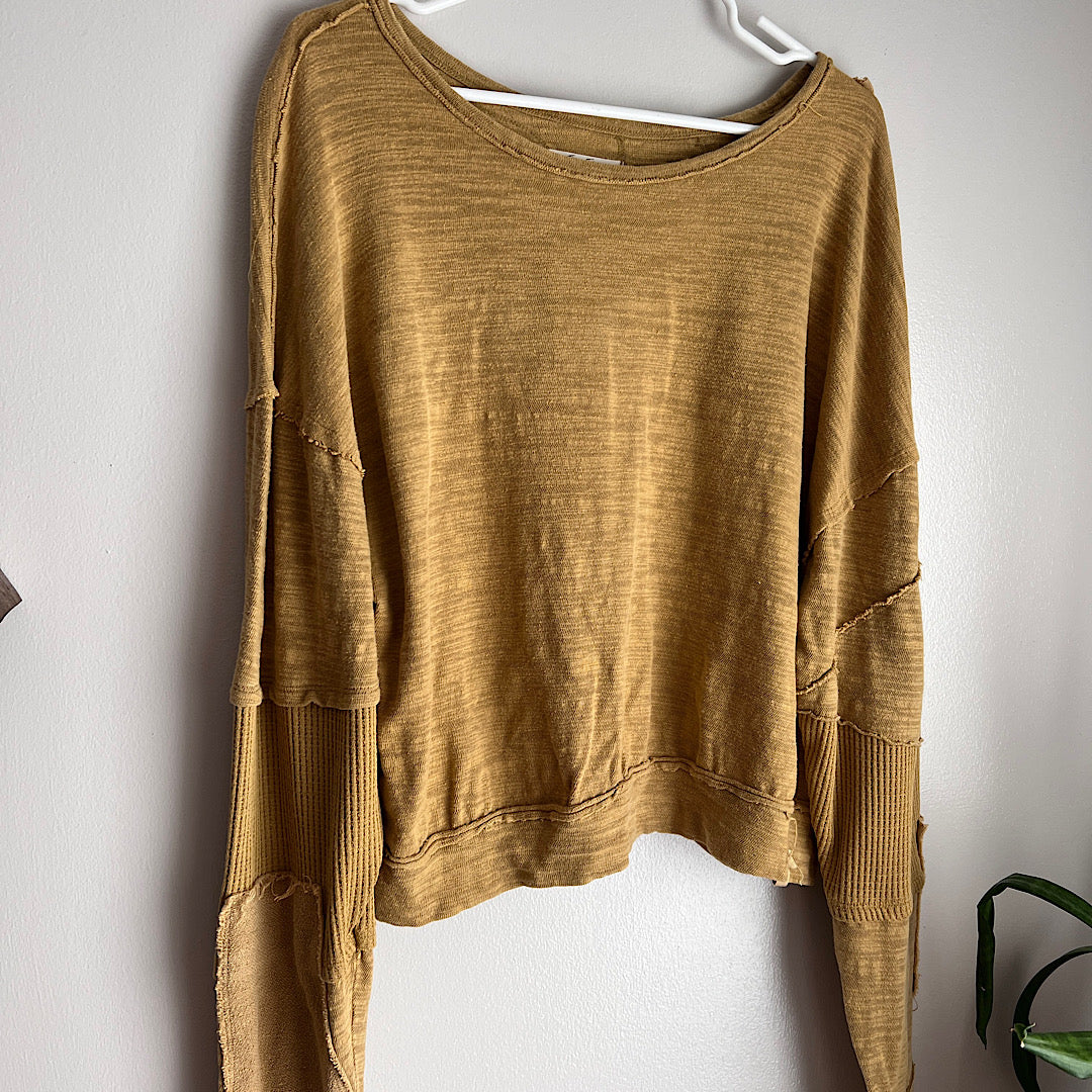 We The Free Patch Long Sleeve Top