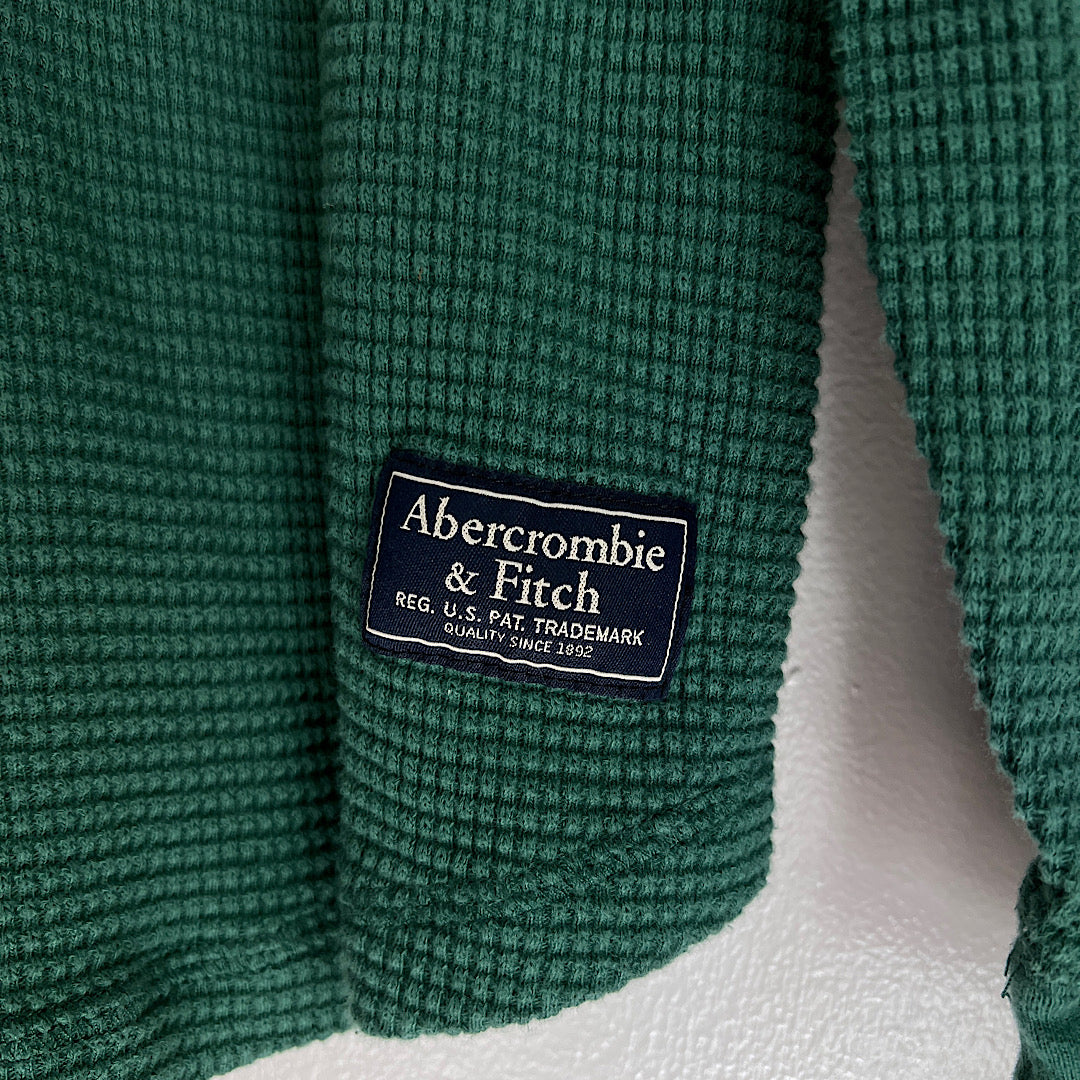 Abercrombie Green Thermal Long Sleeve