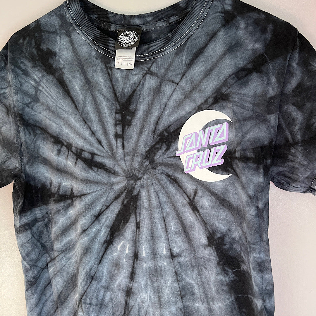 Santa Cruz Tie Dye Moon Graphic Tee