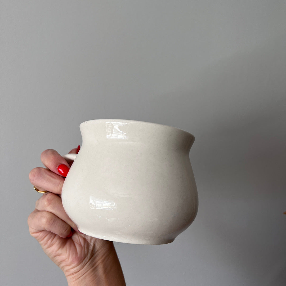 Vintage Mushroom Soup Recipe Mug
