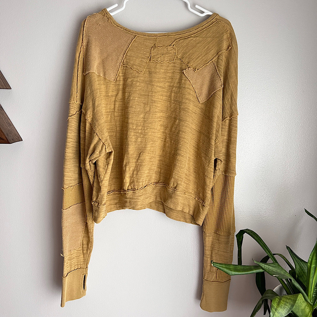 We The Free Patch Long Sleeve Top