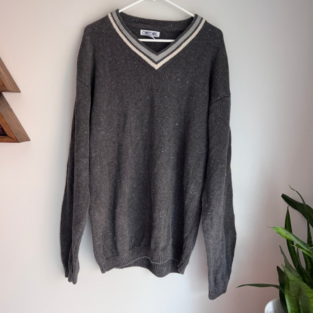 '90s Vintage Cherokee V-Neck Sweater