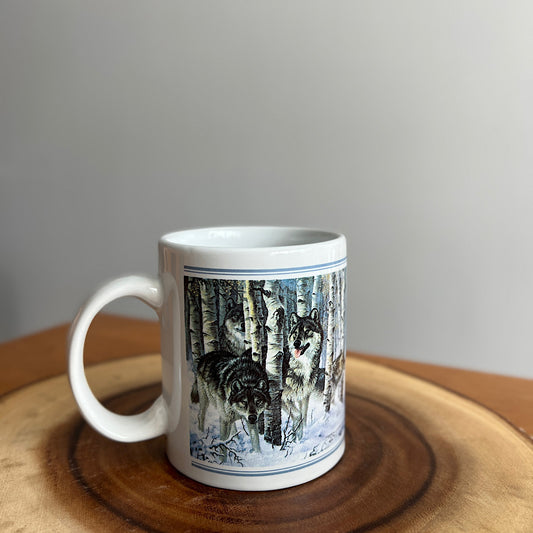 Vintage Timber Wolf Mug