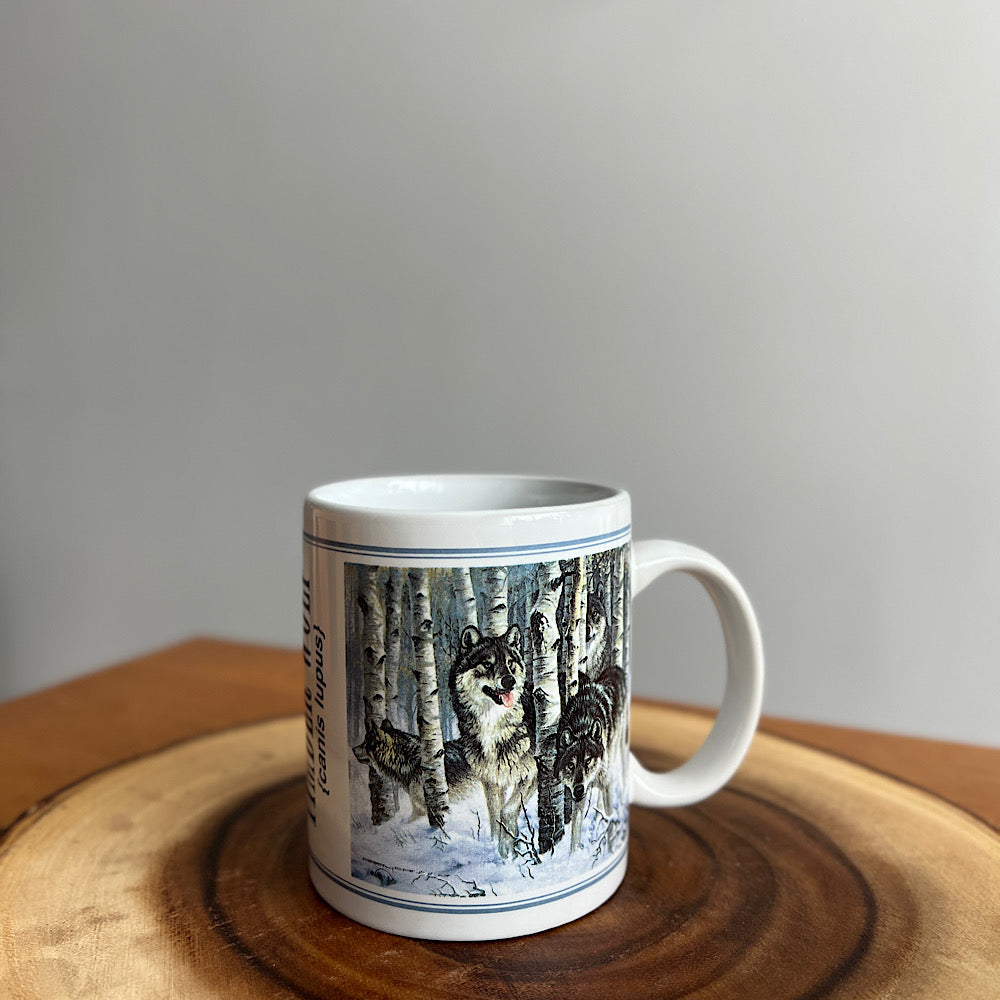 Vintage Timber Wolf Mug