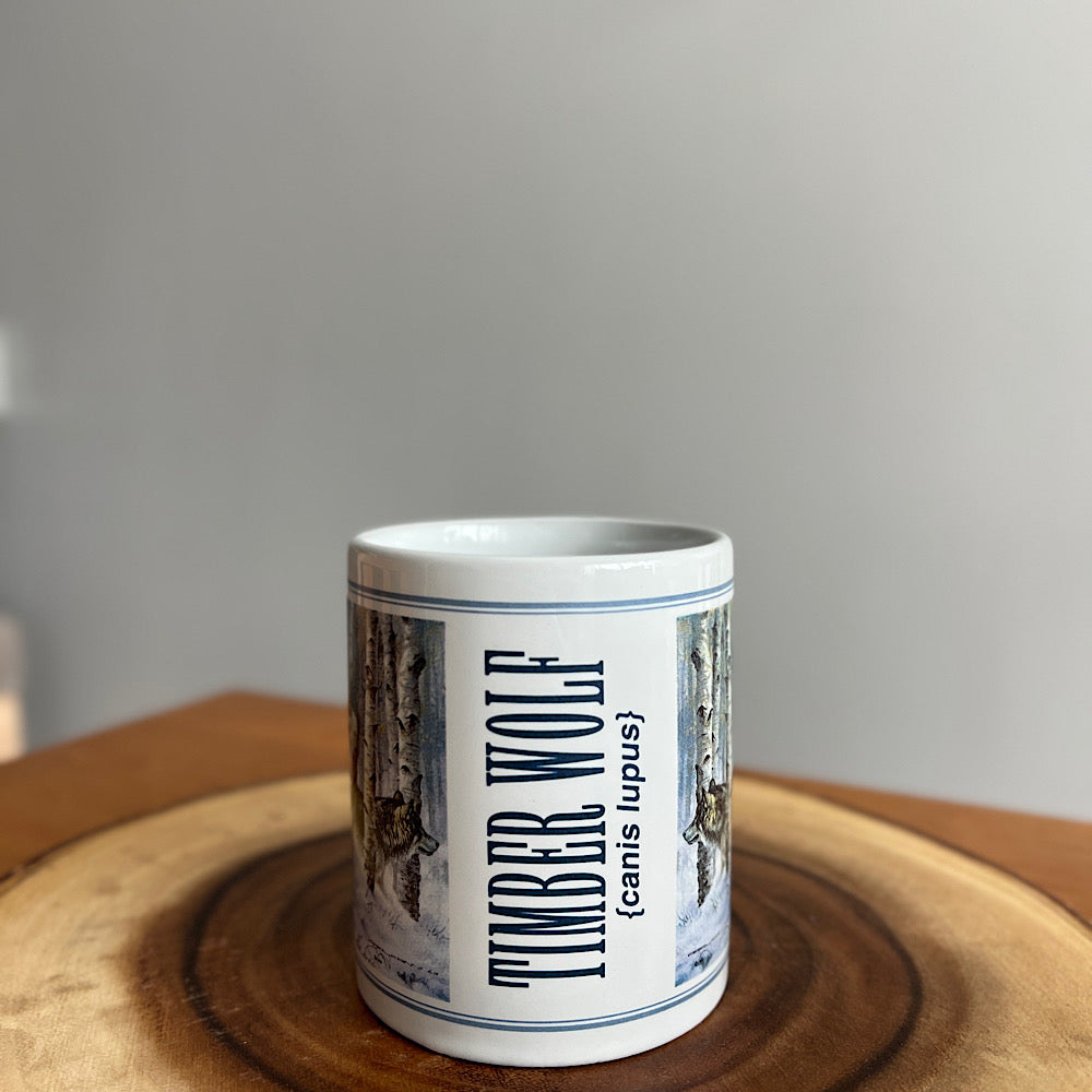 Vintage Timber Wolf Mug
