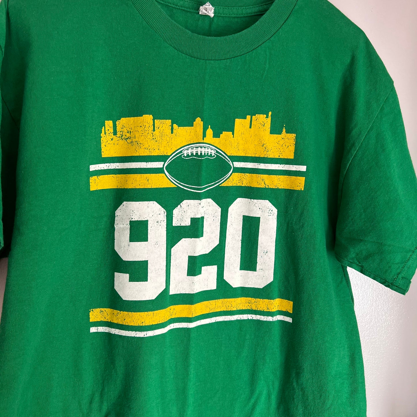 Vintage 920 Area Code Green Bay T-Shirt