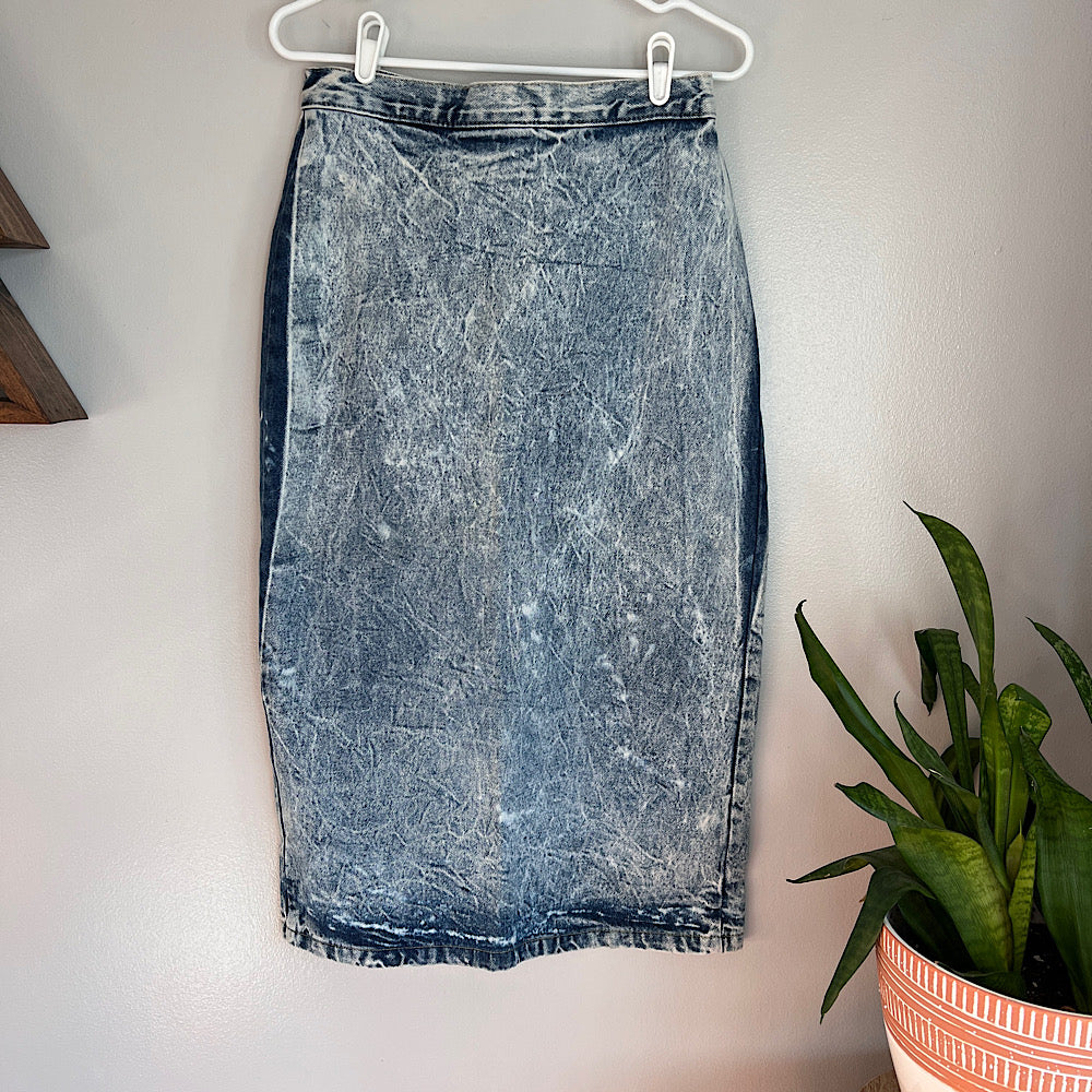 Vintage Limited Express acid wash Skirt