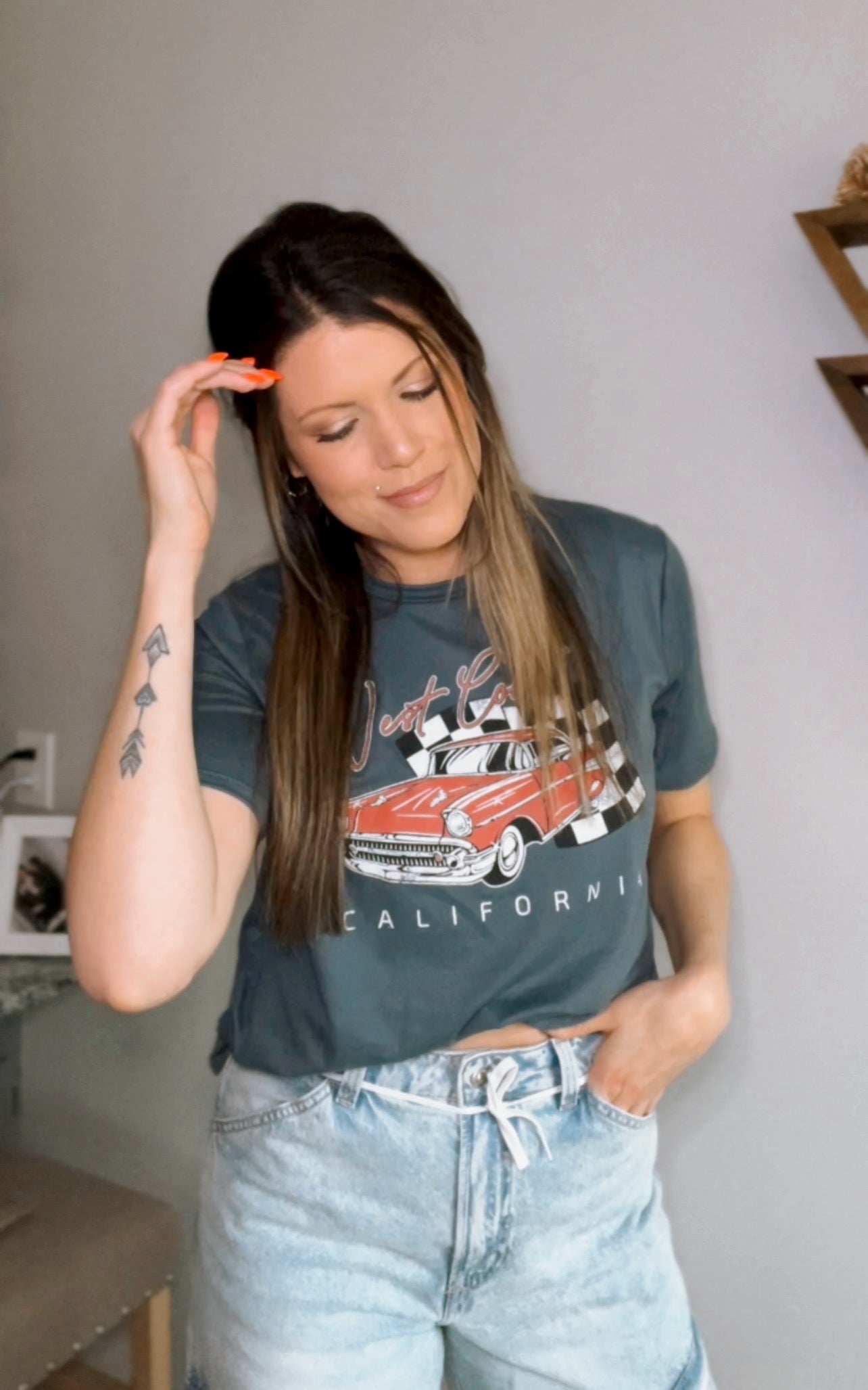 West Coast California Classic Car T-Shirt