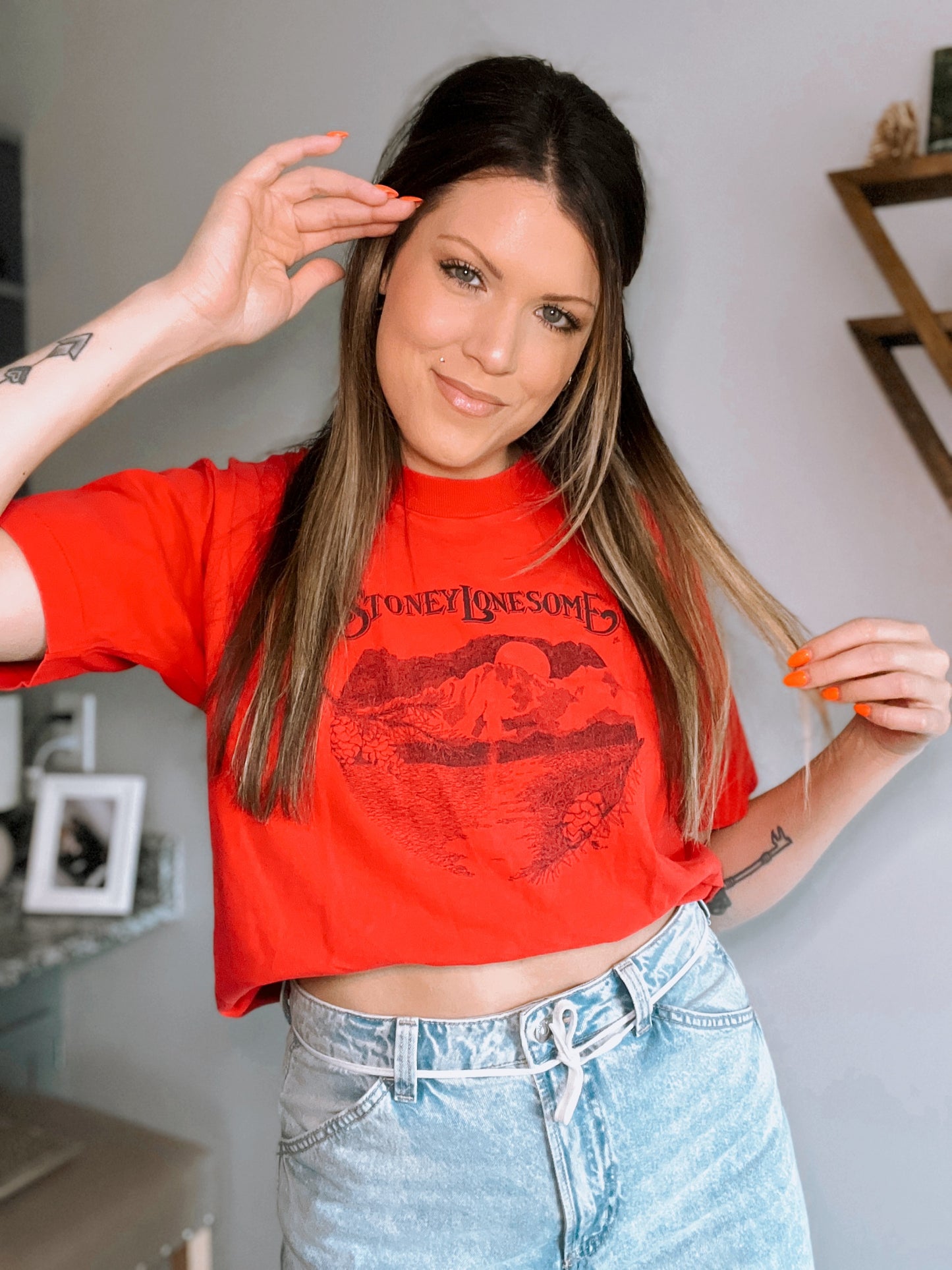 Vintage Stoney Lonesome Western Graphic T-Shirt