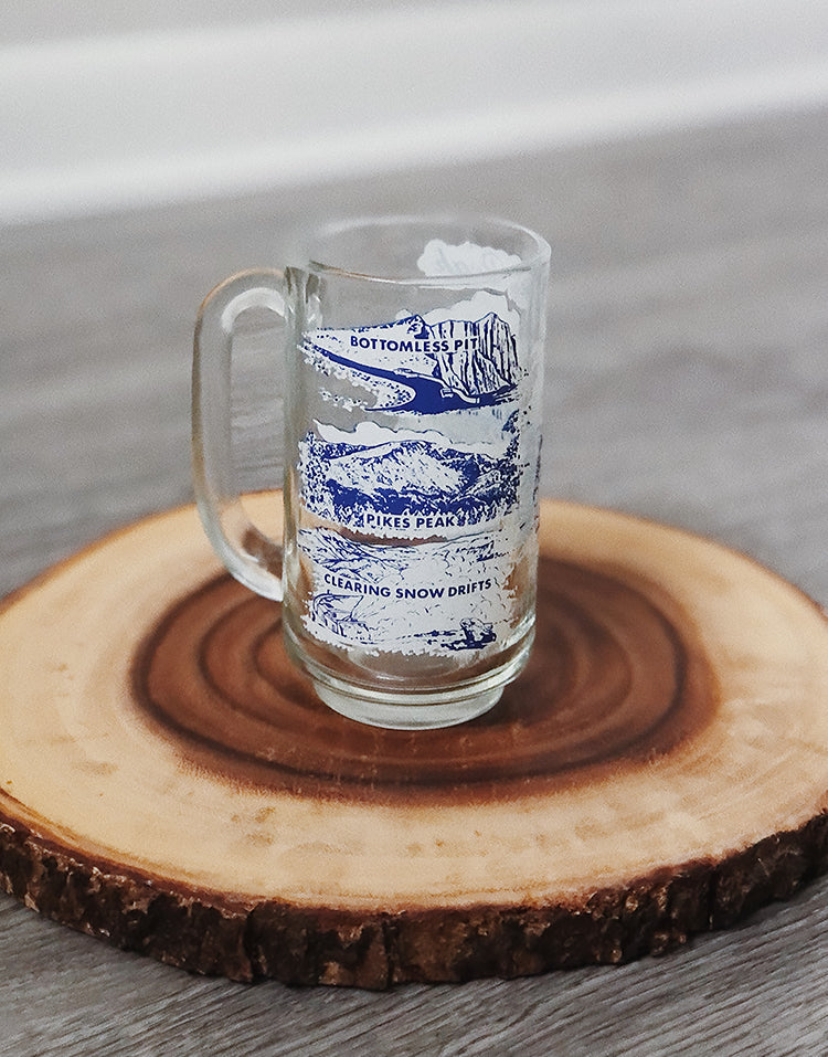 Pikes Peak Colorado Souvenir Glass Mug