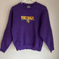 Vintage Youth Vikings Embroidered Crewneck Sweatshirt